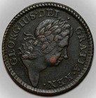 1723 Woods Hibernia Halfpenny - Martin 4 62-gc 10 - Strike