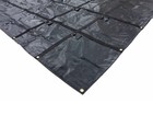 2 Pk 12 x20  Heavy Duty Smoke Tarp For Flatbed Truck 18 Oz Vinyl Load Coverin   