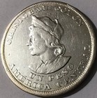 1894 El Salvador  1 Peso Km-115 1 Silver