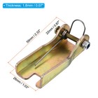 59mm Hook Safety Latch Kit  Metal Towing Hitch Replacement  Zinc Plating