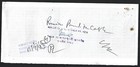 Bank Of Oman 1992 Travellers  Check Tk 2000