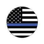 Us Flag Thin Blue Line Golf Ball Marker W  Premium Switchblade Divot Tool Gift