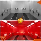 8x 3kw Spray baking Booth Infrared Paint Curing Lamps Heaters Heating Lights Us