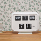 Twemco Qd-35 Retro Flip Clock Perpetual Calendar German Movement