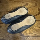 Vintage 70   s Sears Black Ballet      Dance Slippers Child Sized 
