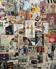 Lot 100 1930s-1970s Small Ads   Cutouts ephemera collage junk Journals scrapbook