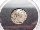 Ancient Roman Silver  Coin W  Coa In Box - See Pictures