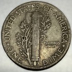 1945 P Mercury Dime Circulated 90  Silver 10c Us Coin - 5683