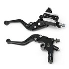 Cadufuelly 7 8   22mm Universal Motorcycle Brake Lever Clutch Master Cylinder Le