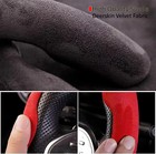 Suede Leather Car Steering Wheel Cover Universal Non-slip Interior Accessories