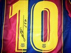 Signed Autographed Lionel Messi Fc Barcelona Jersey Coa