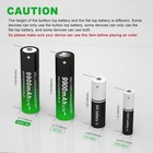 3 7v 18650 Battery 18650 Rechargeable Battery Lithium 3 7 Volt 9900mah Button   