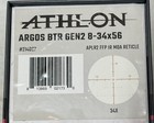 Athlon Argos Btr Gen2 8-34x56 Riflescope Aplr2 Ffp Ir Moa Model   214067    n r 
