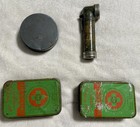 1950   s Boy Scouts Of America First Aid Kits  Flashlight    Fire Starting Kit