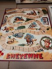 Vintage 1958 Milton Bradley Board Game   Cheyenne Game  100  Complete Good Shape