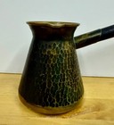Vintage Hammered Copper Coffee Pot Long Handle Gaem Hobbeco Mid Century Decor