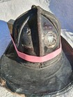      pink Firefighter Fire Helmet Rubber Band      