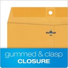 100 Pcs Clasp Envelopes 9x12 28lb Kraft Shipping Mailing Gummed Business Manila
