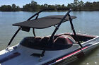 Origin Advancer Boat Wakeboard Tower 2 25  Tube Glossy Black 5 Year Warranty