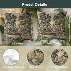 Vintage French Country Forest Throw Pillow Cover 18x18 Double-sided  Rustic