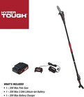 Pole Saw Battery Powered Cordless 8  Chain Blade Hyper Tough 20v Max 2 0ah