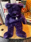 Rare Ty Beanie Original Buddy Baby 1998 Princess Diana Plush Bear 14    White Rose