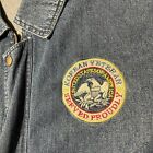 Vintage Korean War Era Us Army Medical Convalescent Blue Jacket Coat Denim 2xl