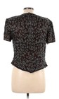 Ladies Vtg Black Sequin Short Sleeve  Blouse Size Lg -  Ariana Appel