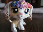 Littlest Pet Shop Lps Ooak Custom Flower Dog Cocker Spaniel