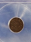 Graded 1940 s India Kutch  1 Kori Coin  Icg Certified