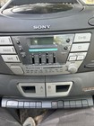 Vtg Sony Boombox Cfd-zw155 Mega Bass Cd Dual Cassette Am fm Tape Deck 2 No Open