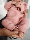 Girl Lifelike 20  Reborn Baby Dolls Sleeping Newborn Realistic Full Body Vinyl