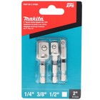 Makita E-01600 Xps 3 Piece Square 2in Impact Socket Adapter Set