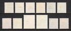 Iraq     Scott 195 208     1958 King Faisal Ii Overprints  Short Set     Mh     Scv  26