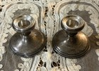 Vintage Gorham Small Sterling Candlesticks Weighted 286g