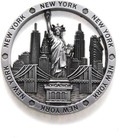 Color May Vary  New York Souvenir Metal Fridge Ny Opener Magnet - Metal Magne   