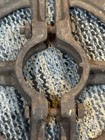 Vintage Industrial Steampunk Cast Iron 11    Gear 2 Pc Farm Steampunk Lamp Project