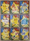 Vintage Topps Blue Logo 1999 Pokemon The First Movie Sticker Set 18 18 Complete