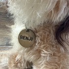 Vintage Benji Dog Plush Stuffed Animal Toy 1970s Dakin Brass Tag Collar