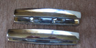 Vintage Brass   Chrome Boat Cleat Dock Cleat Marine Hardware 6    Long Set Of 2