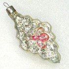 Vintage Antique Glass Christmas Ornament Xmas Fir-tree Decoration Bee On Honey