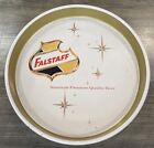 Vintage Falstaff Beer Serving Tray Early Shield Logo Round Metal  St  Louis Mo