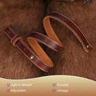 Tourbon Leather Rifle shotgun Sling Strap Shooting Fit 10 22 Ruger Marlin Henrry