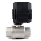 3 4  Npt Motorized Ball Valve 9  12v To 24v Ac   Dc 3-wire Stainless Steel Epdm