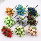 1 Bouquet 12 Heads Simulation Artificial Rose Flower Silk Bouquet Wed Party Home