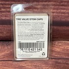 Set Of 4 - Tire Valve Stem Cap Set Bmw M Logo  Black Caps 36110421543