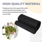 12x80 Inch Fabric Planter Liner Roll Non Woven Plant Felt Liner Roll Black7910