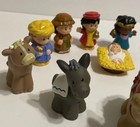 Fisher Price Little People Christmas Nativity Figures Lot Of 13 Religious