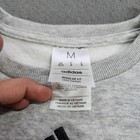 Adidas Sweatshirt Youth Medium 10 12 Gray Logo Fleece Pullover Crewneck