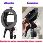 2pack Godox S2 Speedlite Bracket S-type Bowens Flash Holder Mount For Ad100pro